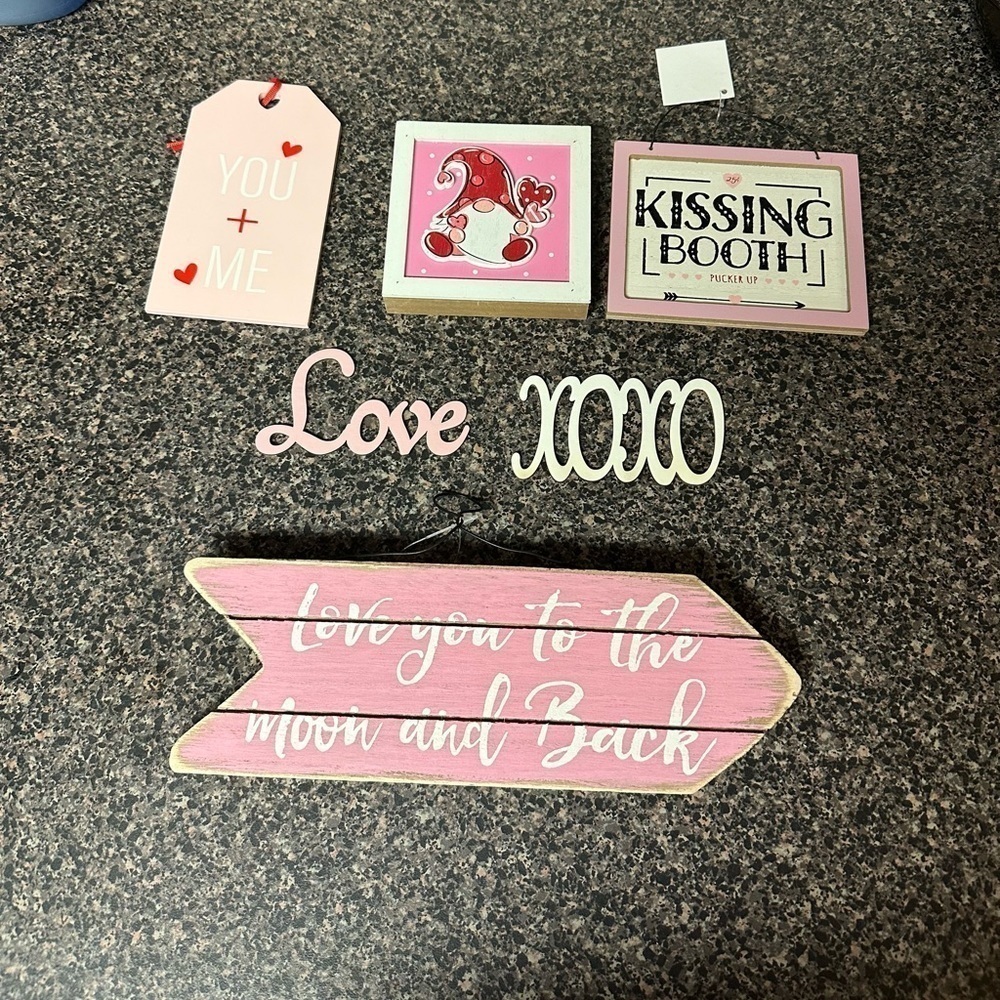 Valentine Decor Tiered Tray
